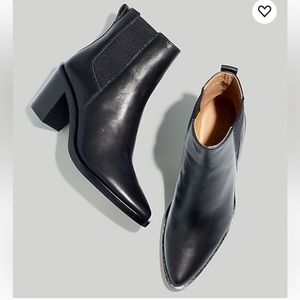 Madewell The Elsepth Chelsea Boot, Black, Size 7